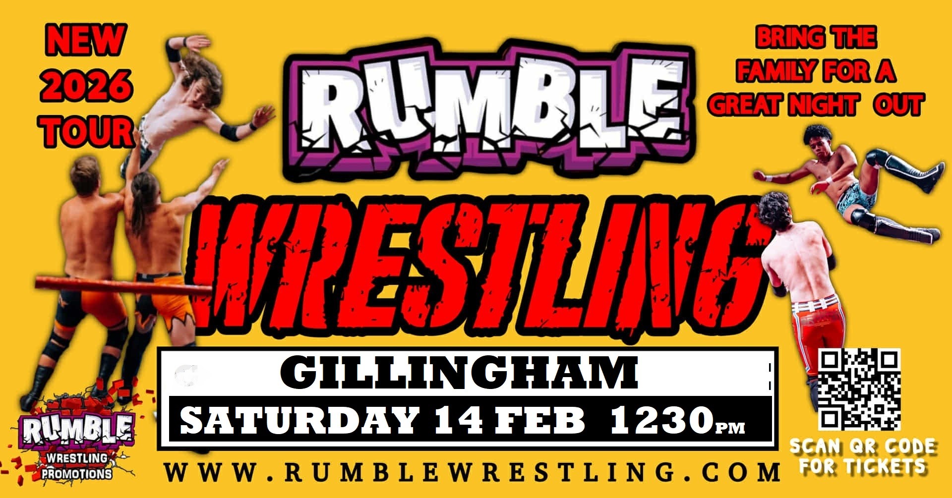 Rumble Wrestling comes to Medway   - 2026
